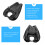 1Pièces Coussin De Shampooing Gonflable PVC Noir Pour Usage À Domicile 4