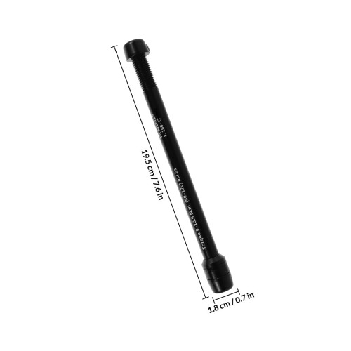 Kit Adattatore Bici Nero in Per Thru Axle Uso Trainer 1