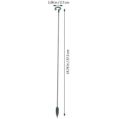 10Pz Supporti in ABS Per Orchidee E Piante, Da Interno Verdi 1
