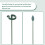 10Pz Supporti in ABS Per Orchidee E Piante, Da Interno Verdi 3