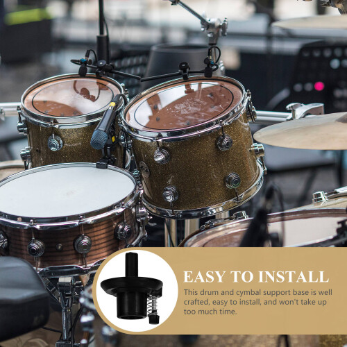 Accessorio Batteria Stand Hi-Hat ABS Nero Per Uso Professionale 2
