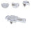 Hamburger Press Burger Press Mold Tool with Consistent Patty Shape Easy Clean for Home Kitchen 4