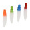 Silicone Basting Brush Set 4Pcs with Pointed Tail Scraper for Precise Oil Application and BBQ Grilling 1