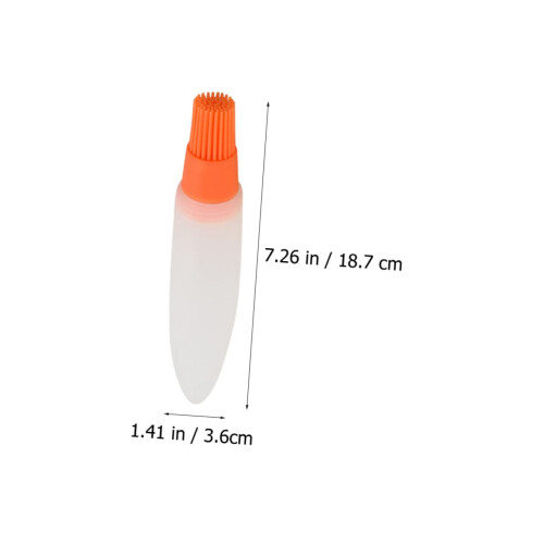 Silicone Basting Brush Set 4Pcs with Pointed Tail Scraper for Precise Oil Application and BBQ Grilling 1