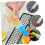 Silicone Basting Brush Set 4Pcs with Pointed Tail Scraper for Precise Oil Application and BBQ Grilling 5