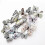 (Suyabai) 12pcs 3d Double-layer Simulation Butterfly Stickers Creative Simulation Butterfly Refrigerator Self-adhesive Decor 1