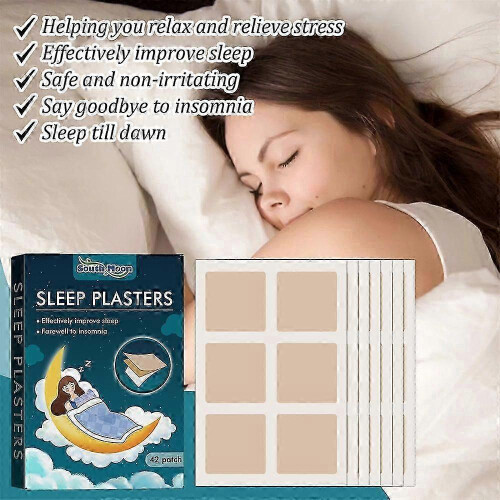 (84pcs 2boxes) 42pcs Sleep Plasters - Effectively Improve Sleep, Farewell to Insomnia 1