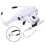 Usb Rechargeable Led Lamp Head-mounted Reading Glasses Magnifying Glass with 5 Multiples 1