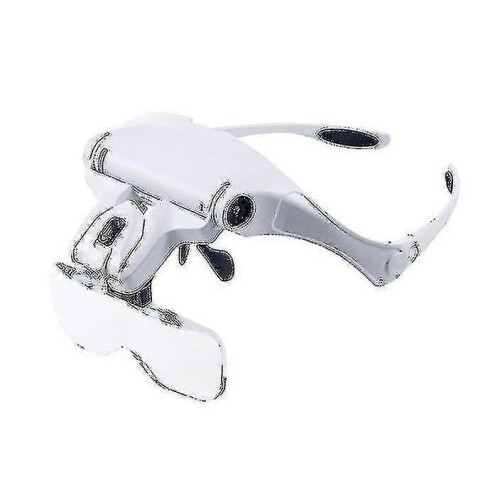 Usb Rechargeable Led Lamp Head-mounted Reading Glasses Magnifying Glass with 5 Multiples 1