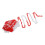 Traffic Chain 6mm ABS 25m Red/White Barrier 11