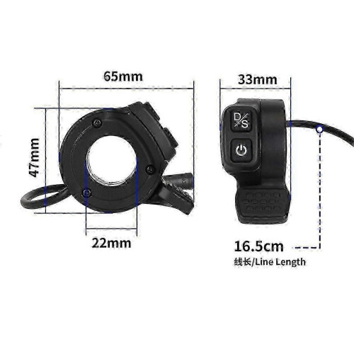 For Kukirin G2 Master Electric Scooter Throttle Assembly Accelerator Power Switch Single/Dual Drive 2