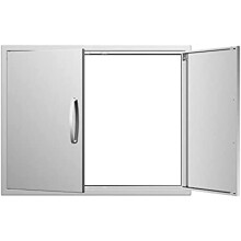 304 Stainless Steel BBQ Access Door 36x23, Outdoor Kitchen Storage Door with Durable Brushed Finish for Grill Island