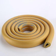 (Wood) 2m U Shape Baby Safety Soft Corner Edge Foam Guard Cushion Compatible With Glass Table