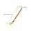 BBQ Sauce Brush with Ergonomic Wood Handle for Even Sauce Coverage, Easy Clean Basting Brush 2