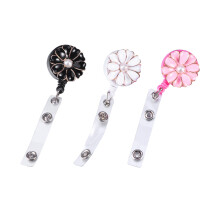 3Stk Badge Clip Blumenform Ausweishalter Für Karten Bunt