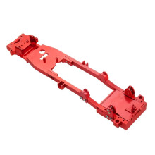 RC Drift Car Metal Chassis Frame Red CNC Upgrade Parts for WPL D12 1/10 Lightweight Precision Fit