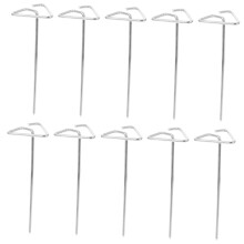 10pcs Stainless Steel Skewers for Air Fryer, Reusable Metal Kabob Set for Meat, Seafood and Vegetables