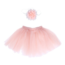Rosa Babykleid Tütü Rock Mit Blumenband, Leicht