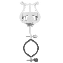 Trompeten Lyra Flip Folder Aus Metall Silber Für Marschband