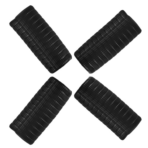 4Pz Grip in Gomma Nero Per Violino Uso Pratico E Facile