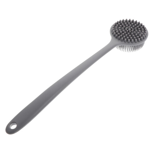 Spazzola Corpo Silicone Manico Lungo E Massaggio