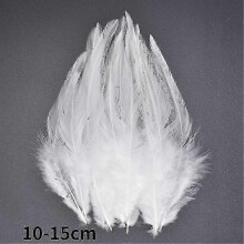 (10-15cm15, 50Pcs) Natural Peacock Pheasant Feathers Small Eagle Chicken Plumes Ostrich Decor Diy Handicraft Accessories Jewelry Creation - Pjun