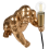 Beliani Table Lamp Gorilla HARAMBE Gold 4