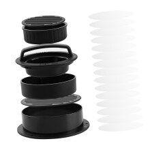 Burger Press for Uniform Patties, Durable NonStick Hamburger Patty Maker for Quick Home Cooking