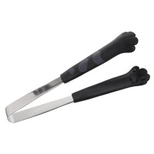 Stainless Steel Food Tongs for Cooking and Grilling, Durable BBQ Grill Tongs with HeatResistant Handle