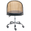 Beliani Desk Chair BALTIMORE Faux Leather Black 4