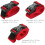 3St Elastische Nylon Bindriemen Met Rood Bagage Fixeren 2