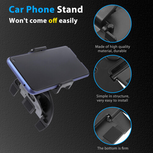 GPS E Cellulare Nero Per Auto Porta Cd 2