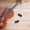 4Pz Grip in Gomma Nero Per Violino Uso Pratico E Facile 3