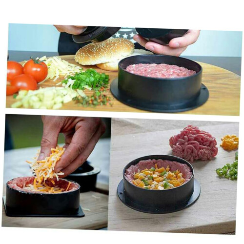 Non Stick Burger Press for Grill, Adjustable Hamburger Patty Maker with Uniform Formation 1