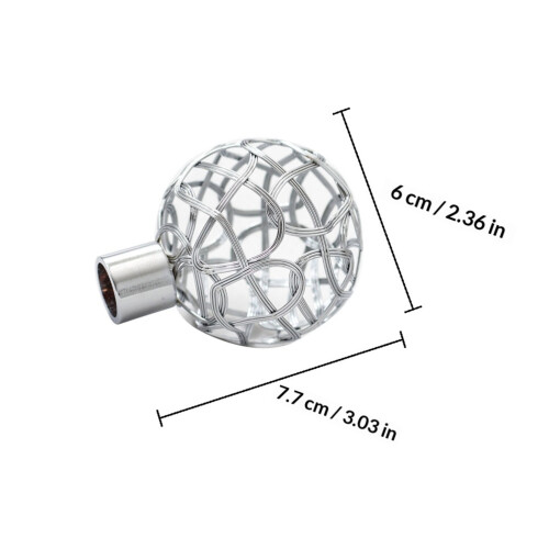 2Pz Decorativi Ferro Bianco Per Casa 1