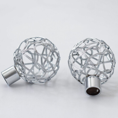 2Pz Decorativi Ferro Bianco Per Casa 2
