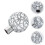 2Pz Decorativi Ferro Bianco Per Casa 7