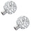 2Pz Decorativi Ferro Bianco Per Casa 10