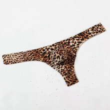 (M)Hot Men's Leopard Print Thong G-String Underwear Men's Leopard Print Thong Undie New Arrival