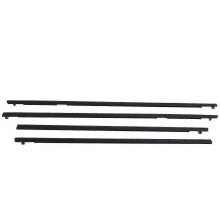 4PCS Front Rear Door Belt Moulding Set 92277517 Black Weatherstrip Window Moulding Trim Seal Belt for Commodore VE VF Sedan MK3858