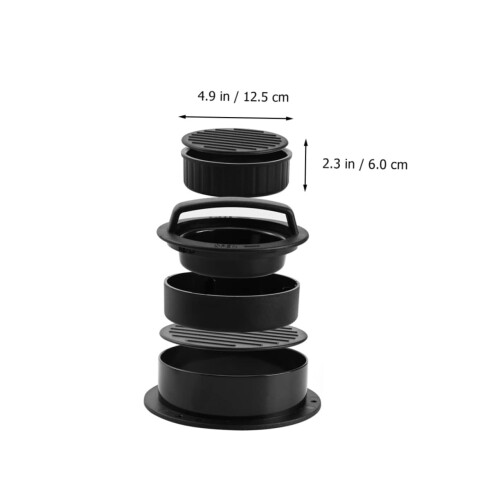 Burger Press with Ergonomic Grip Handle for Griddle, Smash Burger Maker for Consistent Patty Thickness 1