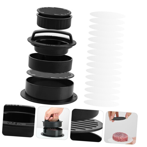 Burger Press with Ergonomic Grip Handle for Griddle, Smash Burger Maker for Consistent Patty Thickness 2