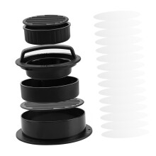 Burger Press with Ergonomic Grip Handle for Griddle, Smash Burger Maker for Consistent Patty Thickness