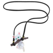 Weißer Resin Katzen-Hängeschmuck Für Auto Innendekor