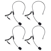 4Pz Microfono Auricolare Headset Per Con Braccio Regolabile