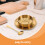 Dessertschale Gold Mit Praktischem Unterteller 5