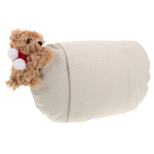 Collo Morbido Peluche Bianco Per Lunghi Viaggi