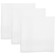 3Stk Große Baumwoll-Bandanas Weiß Für Frauen Vielseitig Stylisch