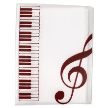 A4 PP Rosso Scuro Organizer Fogli Versatile