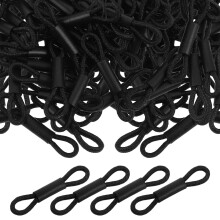 100Pz Anelli Per Zampe Di Neri Elastici Per Pulcini E Quaglie